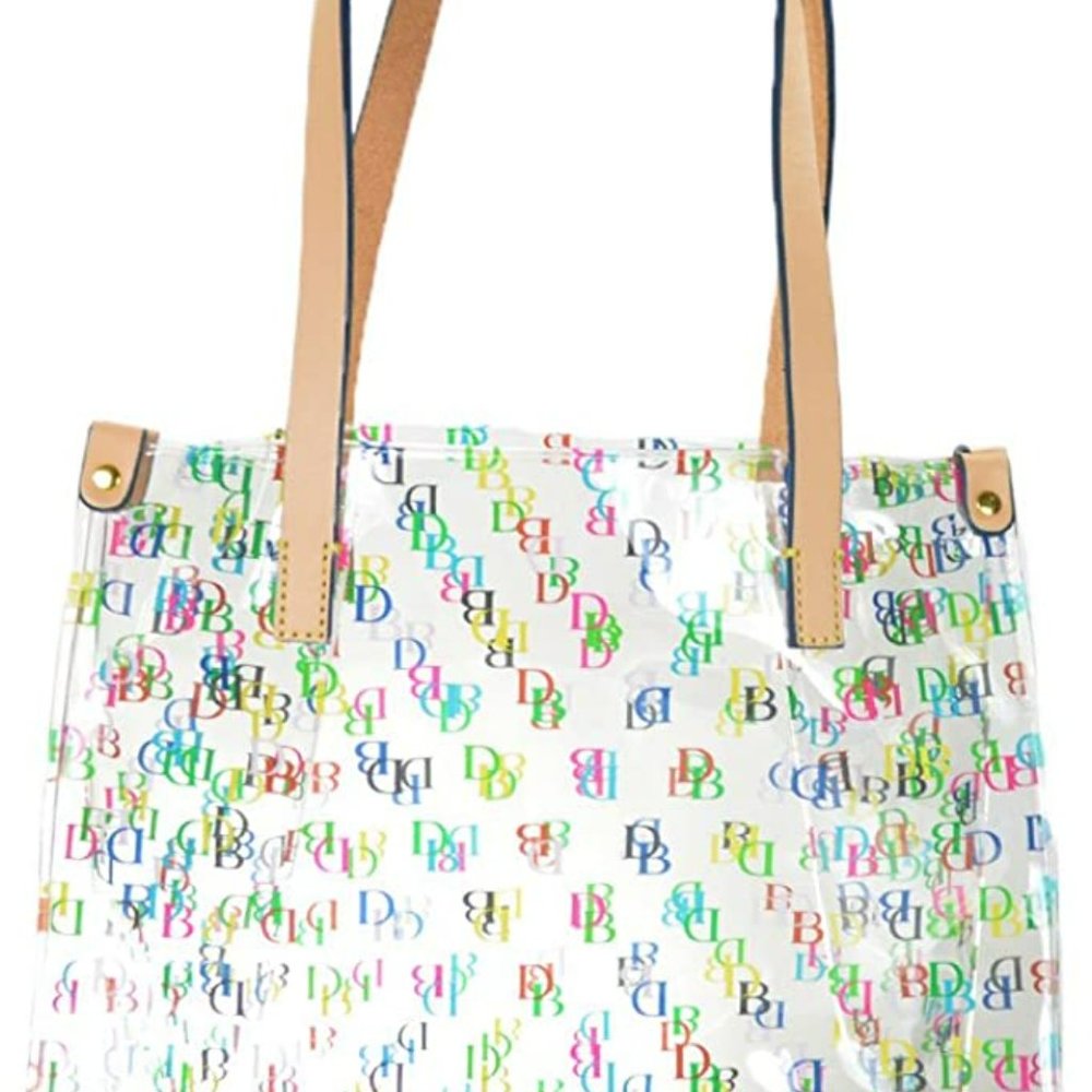 NWT Dooney Bourke Clear IT Medium Shopper Bag Purse Tote - Picture 3 of 3